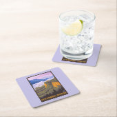 Columbia River Gorge Scene met Crown Point Kartonnen Onderzetters (Insitu)