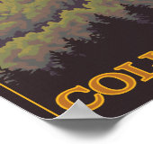 Columbia River Gorge Scene met Crown Point Poster (Hoek)