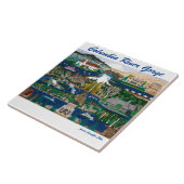 Columbia River Gorge Tegeltje (Zijkant)