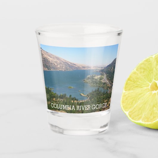 Columbia River Gorge Travel Photo Shot Glas (Voorkant)