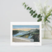Columbia River Gorge Uitzicht uit Crown Point, Briefkaart (Staand voorkant)