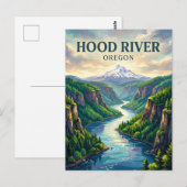 Columbia River Gorge USA Briefkaart (Voorkant / Achterkant)