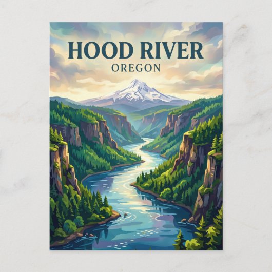 Columbia River Gorge USA Briefkaart (Voorkant)