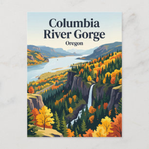 Columbia River Gorge USA Briefkaart