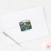 Columbia River Gorge Vierkante Sticker (Envelop)