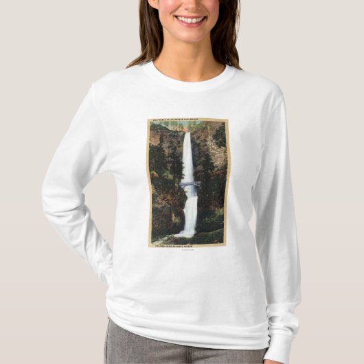 Columbia River, OR - Multnomah Herfsten en Benson T-shirt (Voorkant)
