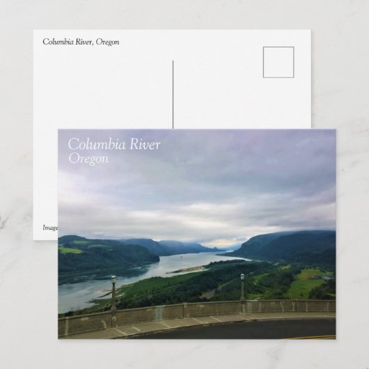 Columbia River, Oregon Briefkaart (Voorkant / Achterkant)