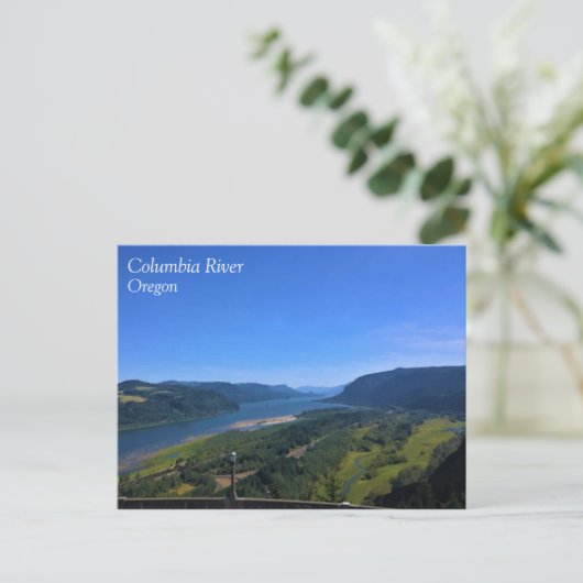 Columbia River, Oregon Briefkaart (Staand voorkant)