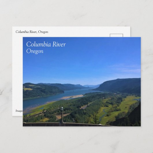 Columbia River, Oregon Briefkaart (Voorkant / Achterkant)