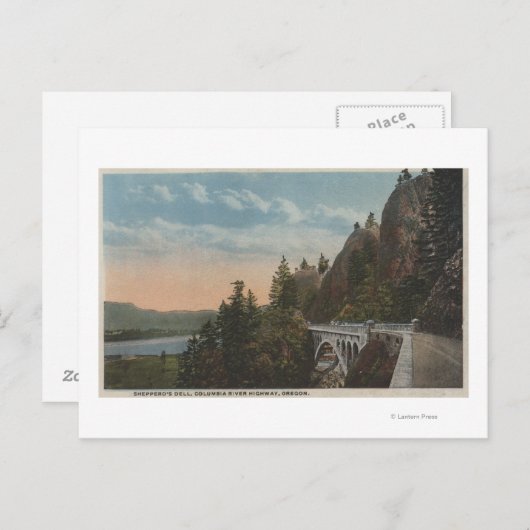Columbia River, Oregon Briefkaart (Voorkant / Achterkant)