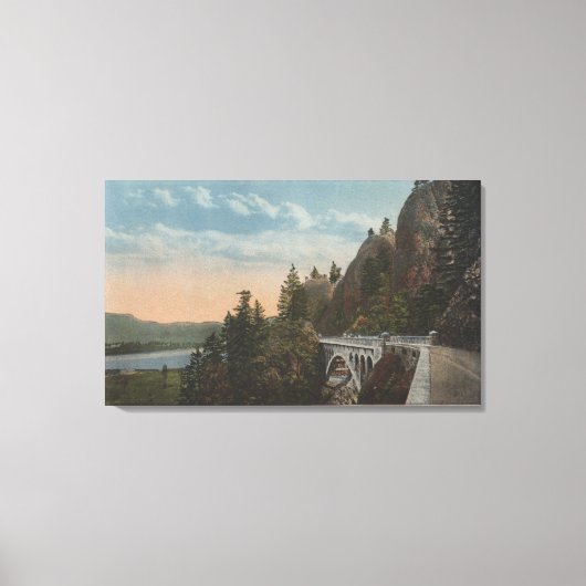Columbia River, Oregon Canvas Afdruk (Voorkant)