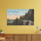 Columbia River, Oregon Canvas Afdruk (Insitu (Woonkamer))