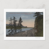 Columbia River, Oregon - Highway West of Oneonta Briefkaart (Voorkant)