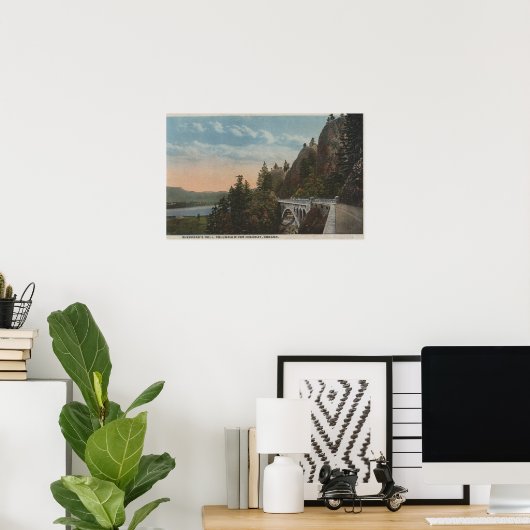 Columbia River, Oregon Poster (Thuiskantoor)