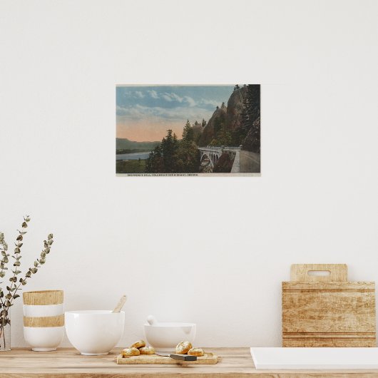 Columbia River, Oregon Poster (Keuken)