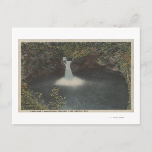 Columbia River, Oregon - Punch Bowl Briefkaart (Voorkant)