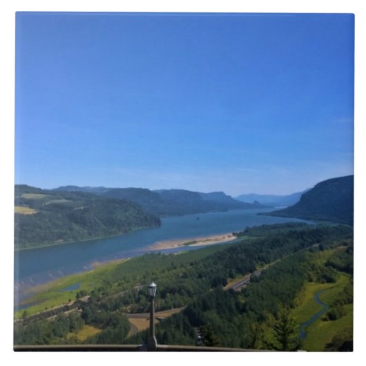 Columbia River, Oregon Tegeltje (Voorkant)