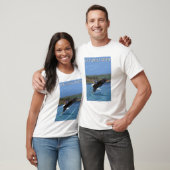 Columbia River, Washington Eagle Diving T-shirt (Unisex)