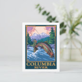 Columbia River, WashingtonFly Vist Scene Briefkaart (Staand voorkant)