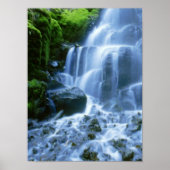 Columbia River Waterfall Fine Foto Poster (Voorkant)