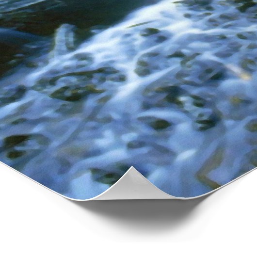 Columbia River Waterfall Fine Foto Poster (Hoek)