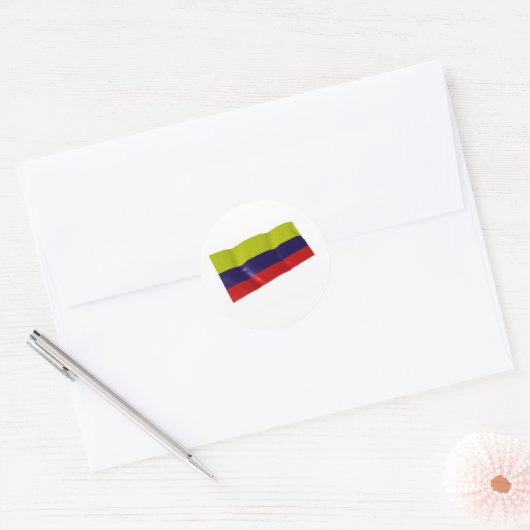 columbia ronde sticker (Envelop)