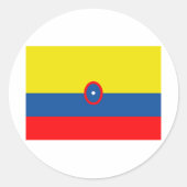 Columbia Ronde Sticker (Voorkant)
