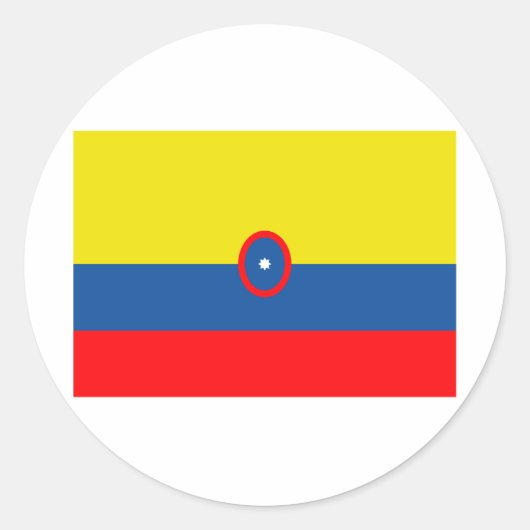 Columbia Ronde Sticker (Voorkant)