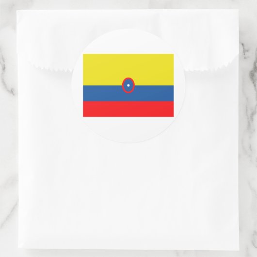 Columbia Ronde Sticker (Tas)