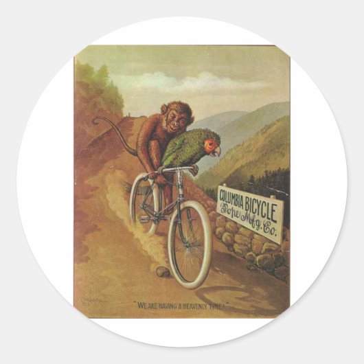 Columbia Ronde Sticker (Voorkant)