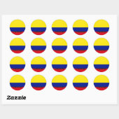 Columbia Roundel kwaliteitsvlag Ronde Sticker (Vel)