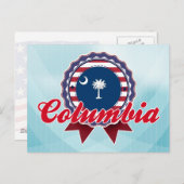 Columbia, SC Briefkaart (Voorkant / Achterkant)