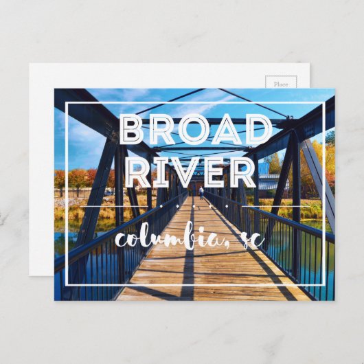 Columbia, SC Briefkaart (Voorkant / Achterkant)