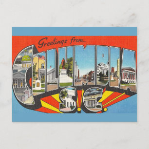 Columbia SC Groet Briefkaart