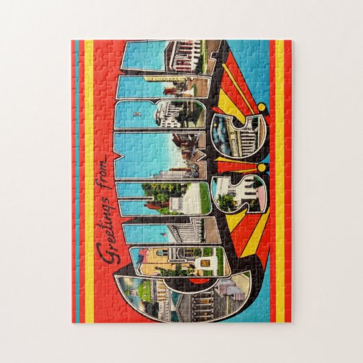 Columbia SC Groet Legpuzzel (Verticaal)