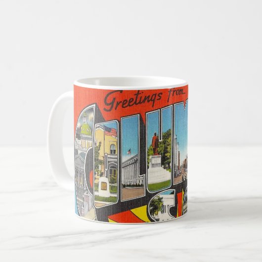 Columbia SC Groet Mok (Voorkant links)