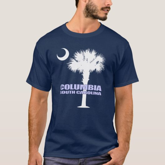 Columbia SC (Palmetto & Crescent) T-shirt (Voorkant)
