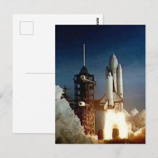 Columbia Shape Shuttle Briefkaart (Voorkant / Achterkant)