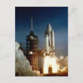 Columbia Shape Shuttle Briefkaart (Voorkant)