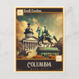 Columbia, South Carolina | Antiek Briefkaart