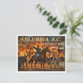 Columbia South Carolina, Berucht Heet Briefkaart (Staand voorkant)