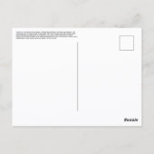 Columbia South Carolina, Berucht Heet Briefkaart (Achterkant)