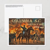 Columbia South Carolina, Berucht Heet Briefkaart (Voorkant / Achterkant)