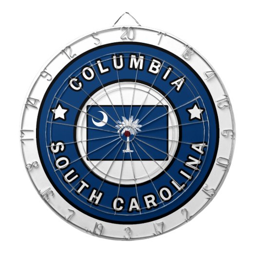Columbia South Carolina Dartbord (Voorkant)