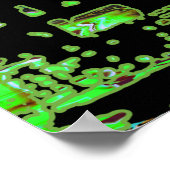 Columbia, South Carolina in graffiti Poster (Hoek)