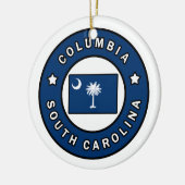 Columbia South Carolina Keramisch Ornament (Links)