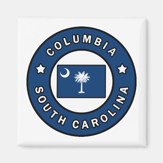 Columbia South Carolina Magneet (Voorkant)