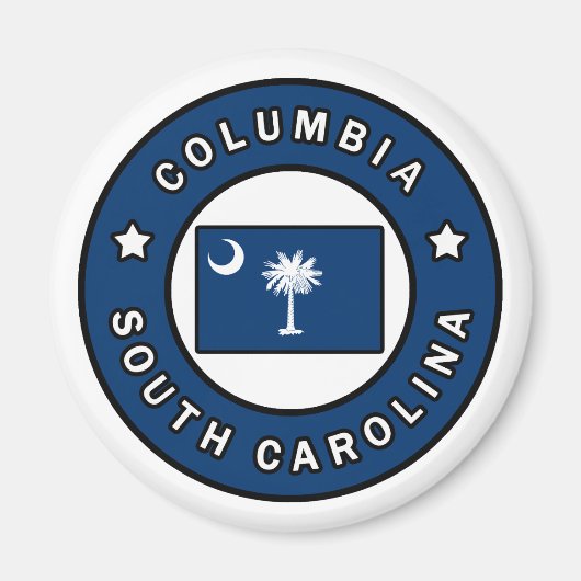 Columbia South Carolina Magneet (Voorkant)
