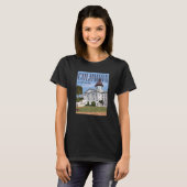 Columbia South Carolina Outdoor Camping T-shirt (Voorkant volledig)