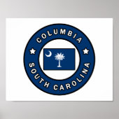 Columbia South Carolina Poster (Voorkant)